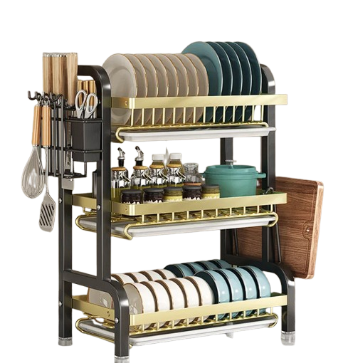 Miniatura 2 de escurridor platos multifuncional 3 nivel